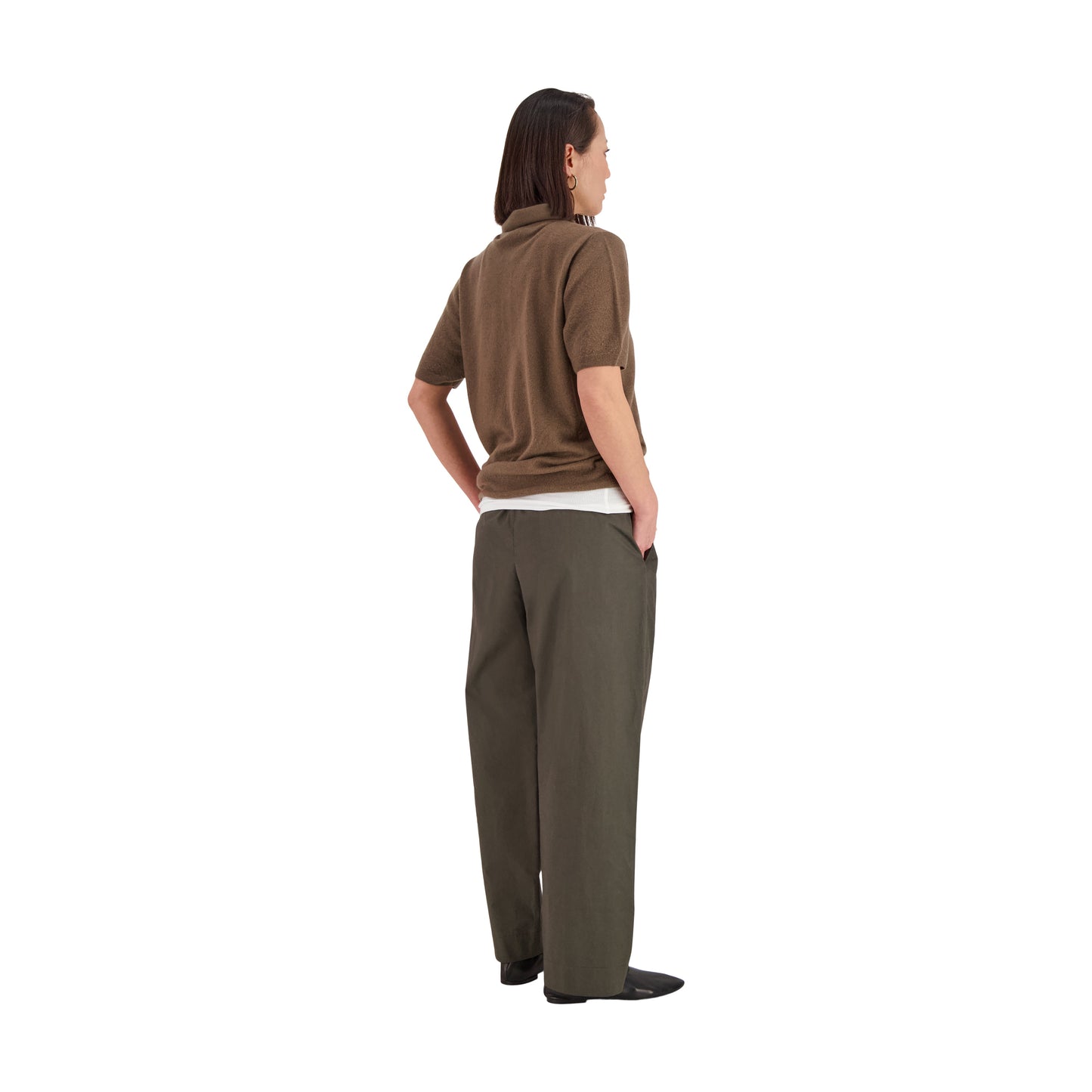 Joel Felted Cashmere Polo Mink