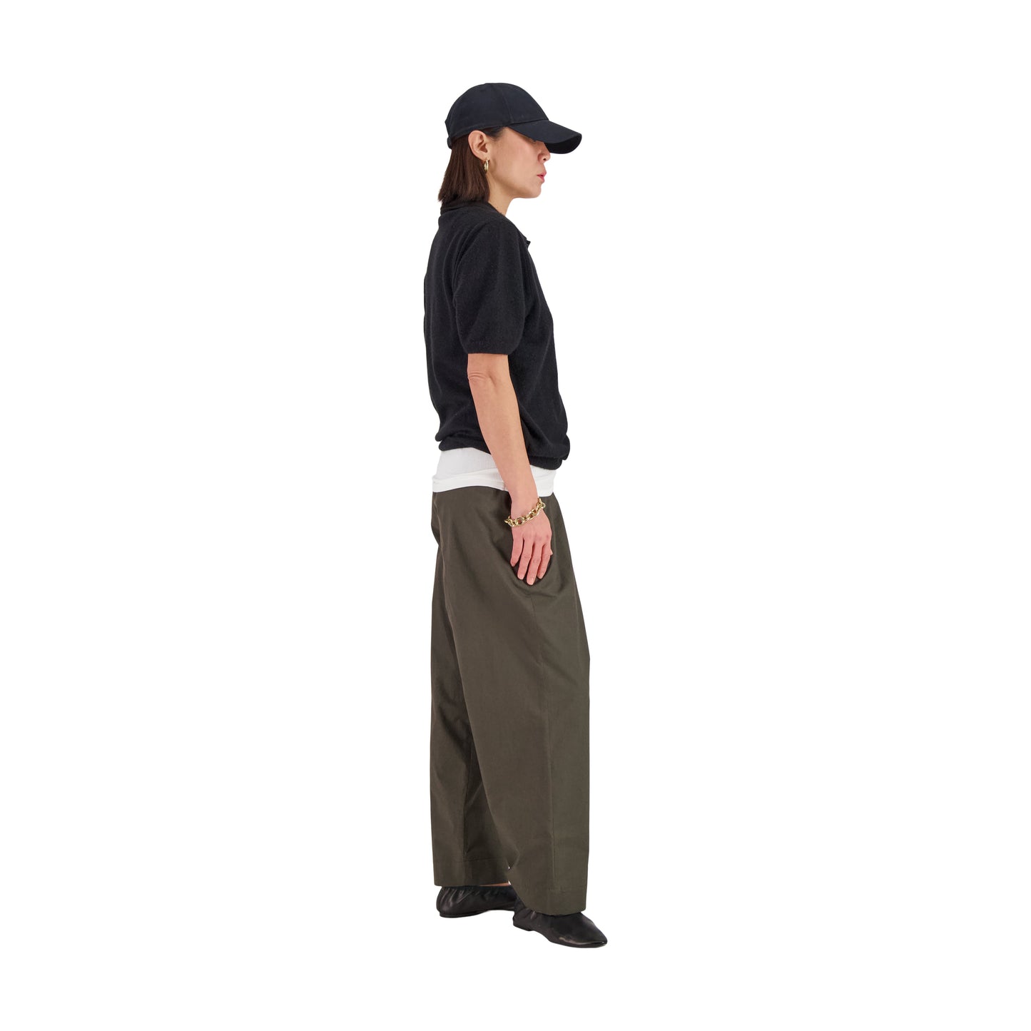 Joel Felted Cashmere Polo Black