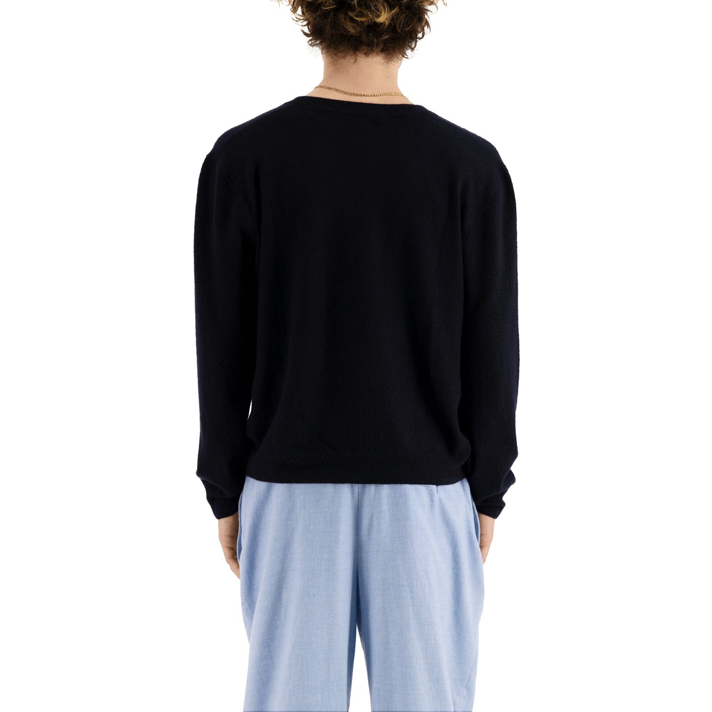 Joel Felted Cashmere V-Neck Midnight Blue