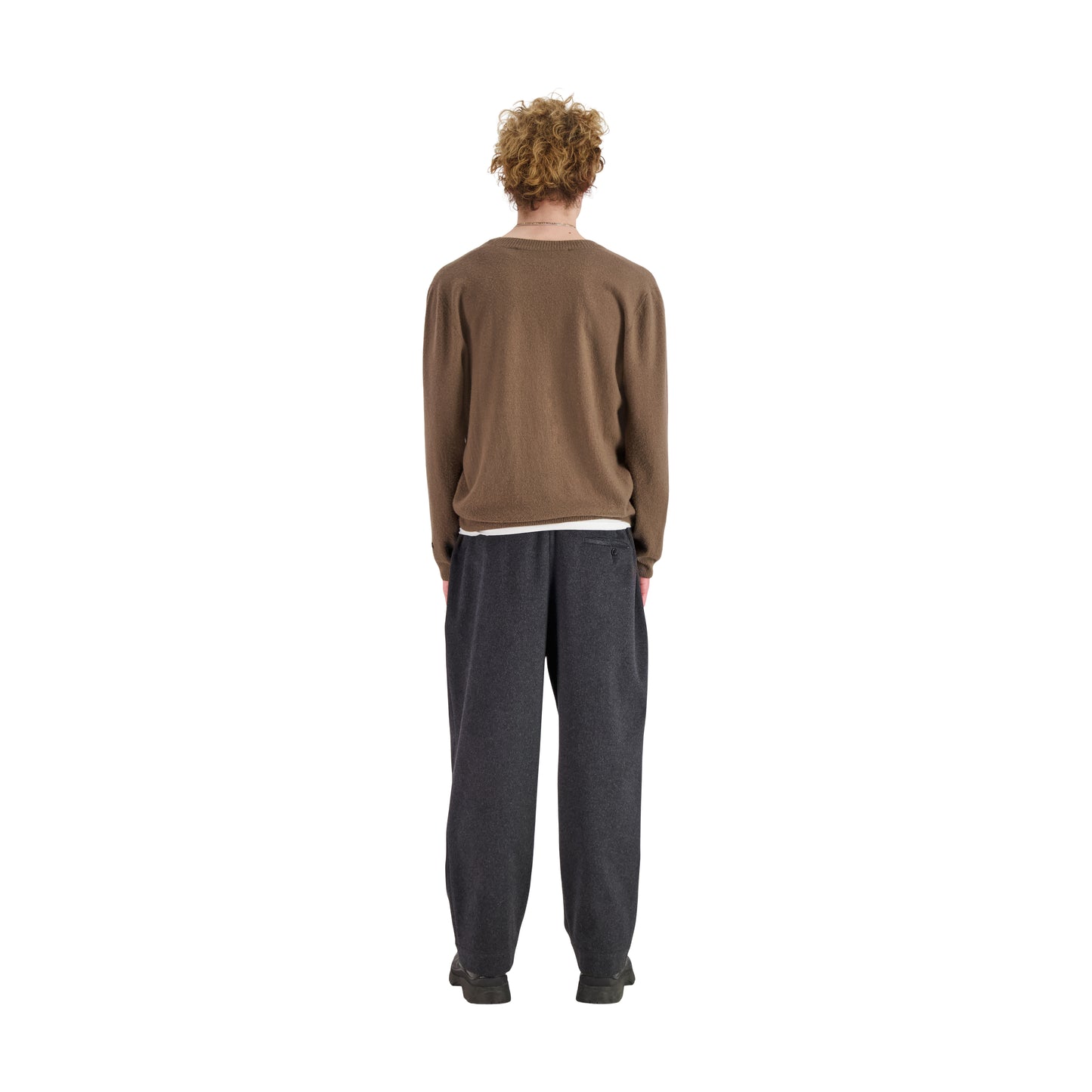 Joel Felted Cashmere V-Neck Mink