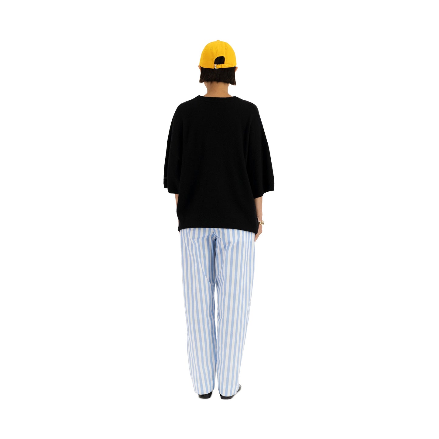 Nat Felted Cashmere Surfer T Shirt Black