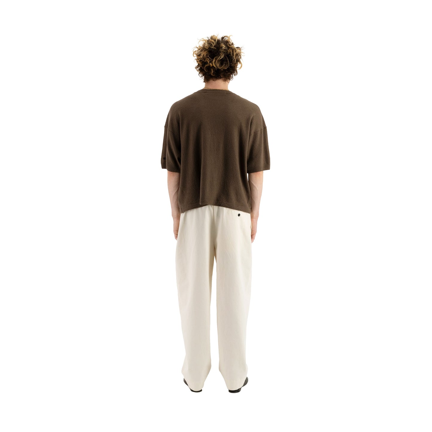 Nat Felted Cashmere Surfer T Shirt Mink