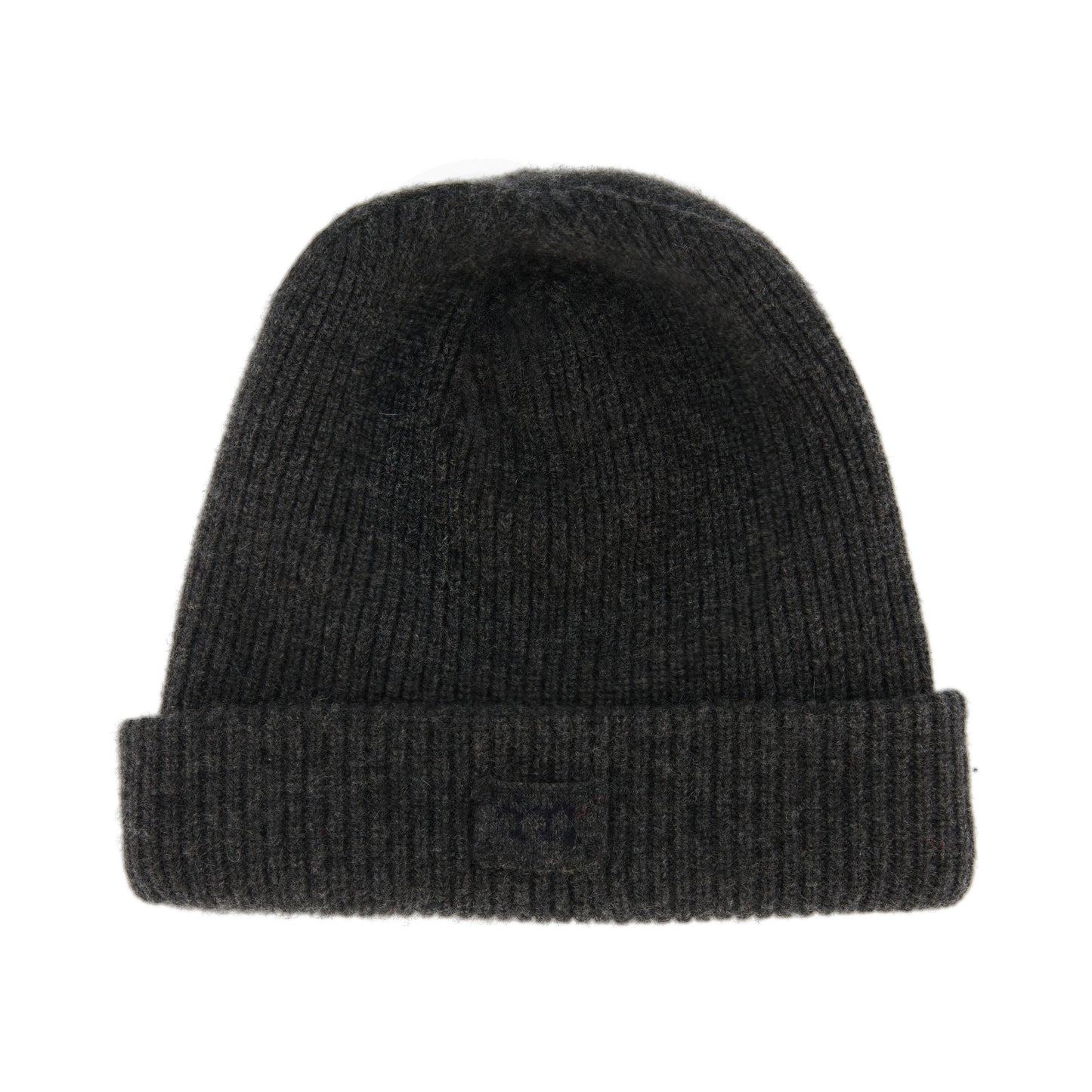 Kurt Knitted Cashmere Beanie Dark Charcoal Melange