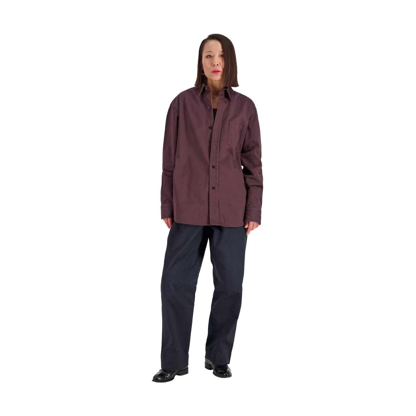 Pablo Unlined Shirt Dark Chocolate Brown