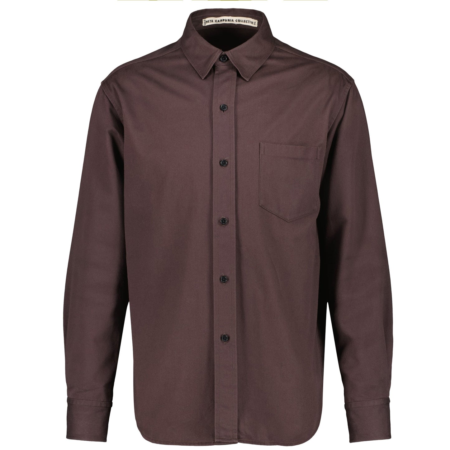 Pablo Unlined Shirt Dark Chocolate Brown