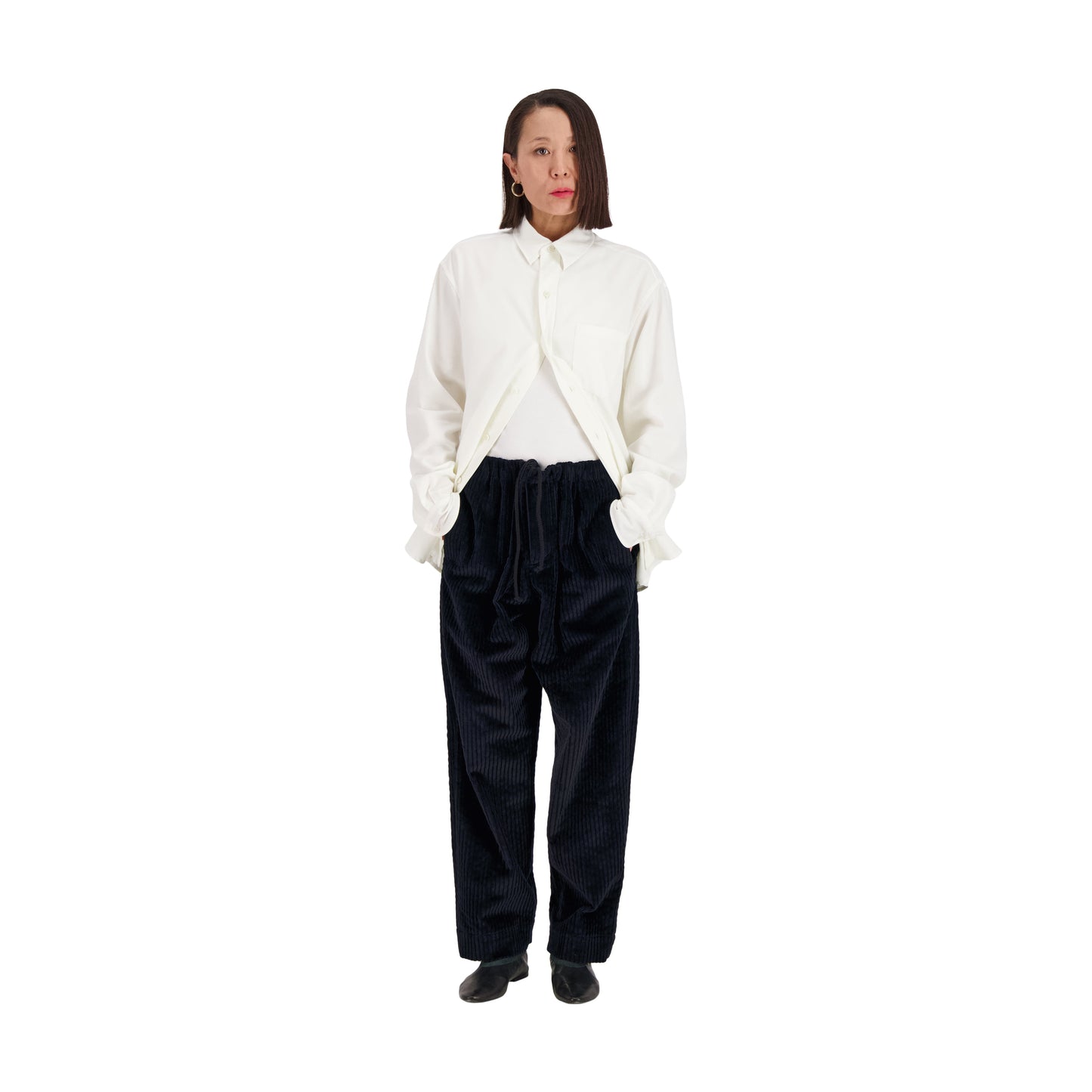 Pablo Unlined Cotton Cashmere Shirt White