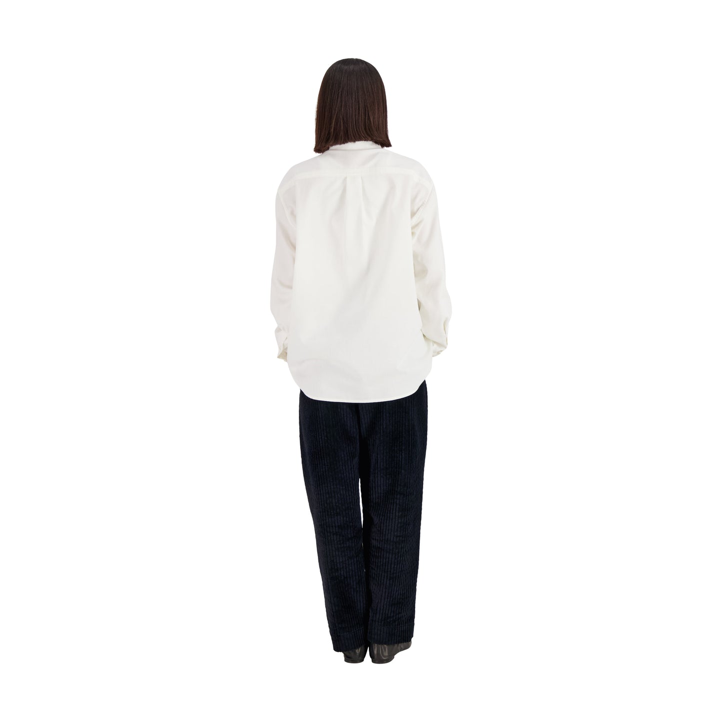 Pablo Unlined Cotton Cashmere Shirt White