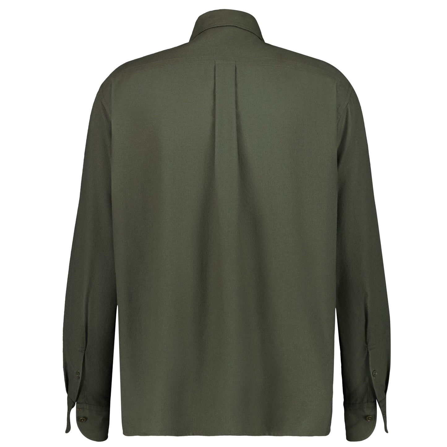 Pablo Unlined Cotton Cashmere Shirt Military Green