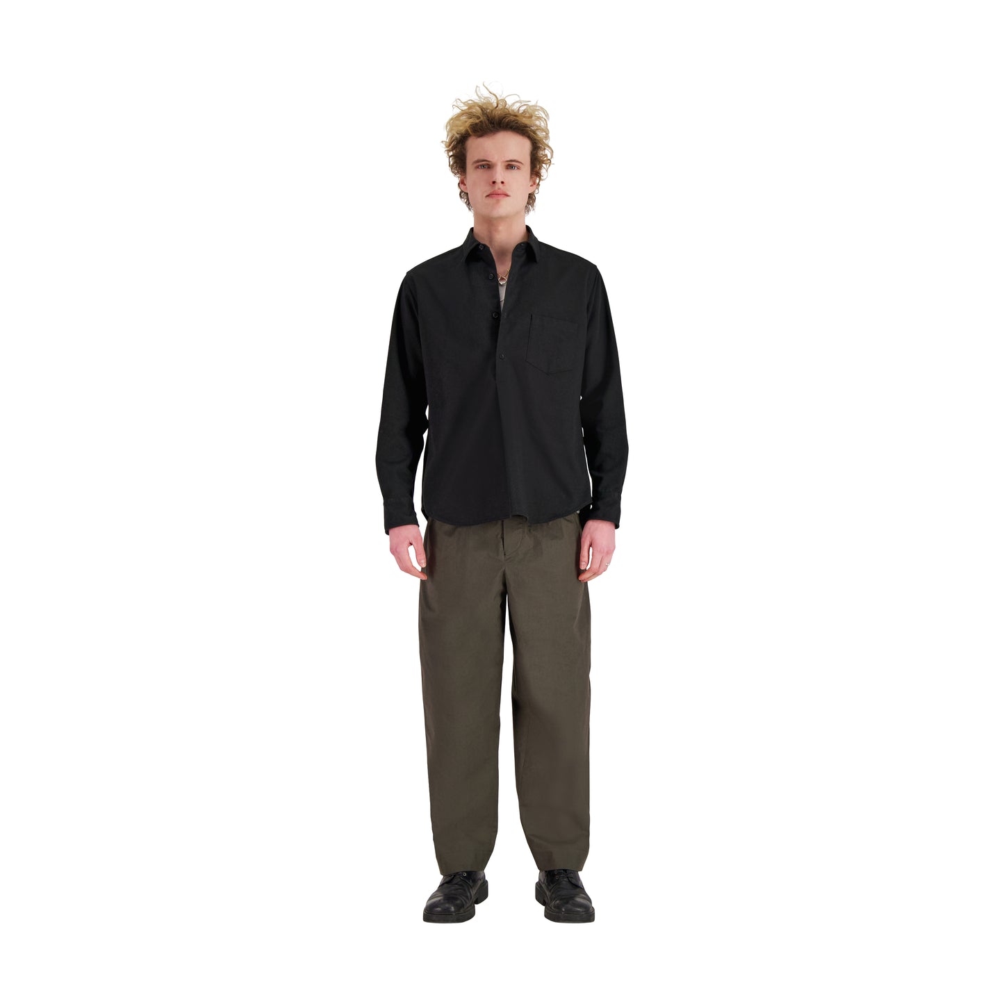 Lee Unlined Frock Shirt Black