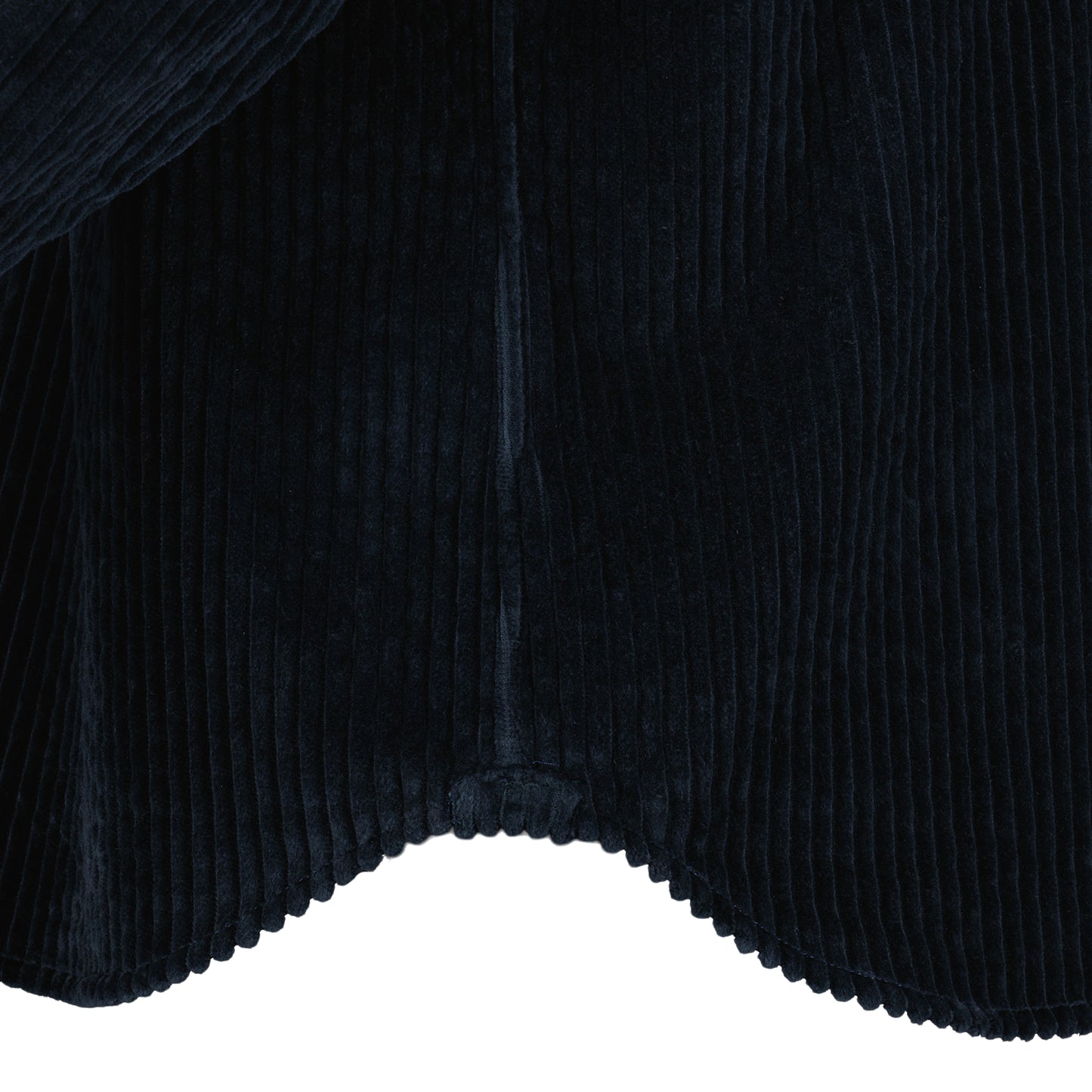 Lee Unlined Exaggerated Cotton Corduroy Frock Shirt Midnight Blue