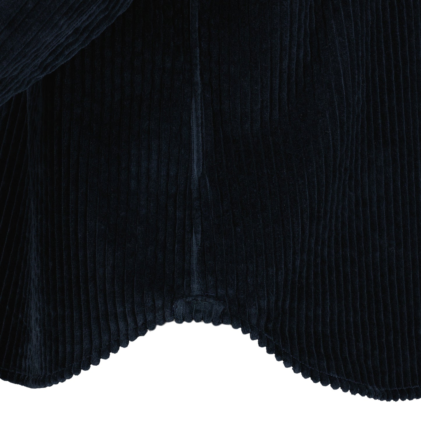 Lee Unlined Exaggerated Cotton Corduroy Frock Shirt Midnight Blue