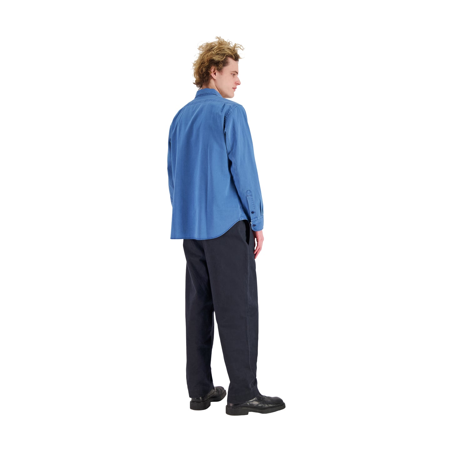 Lee Unlined Frock Shirt Chambray Blue