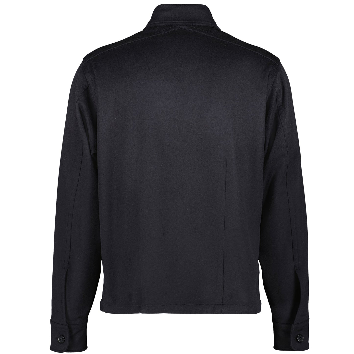 Juergen Cashmere Unlined Overshirt Midnight Blue