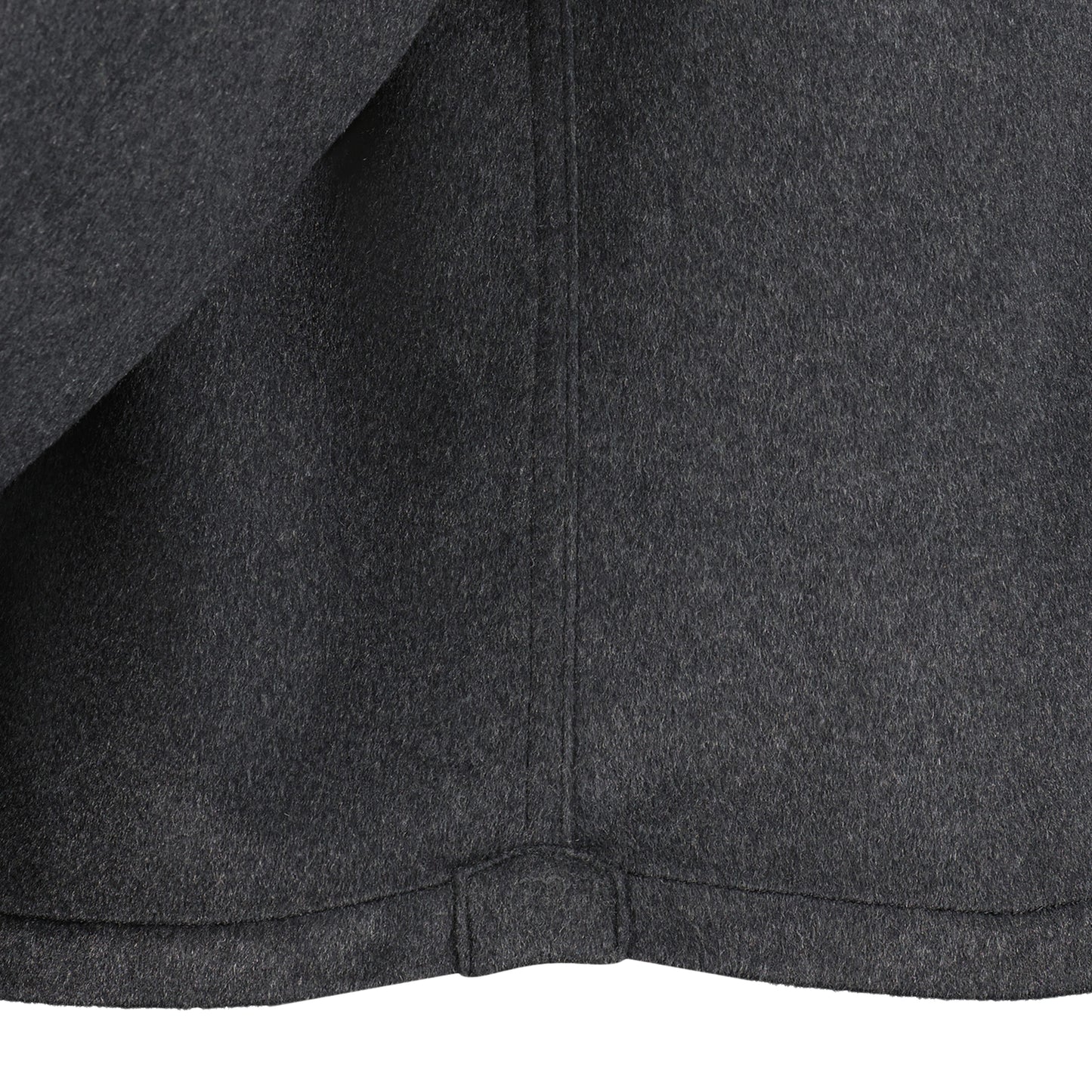 Juergen Cashmere Unlined Overshirt Dark Charcoal Melange