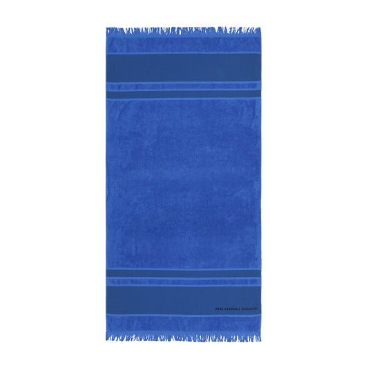 Luca Beach Towel Meta Blue