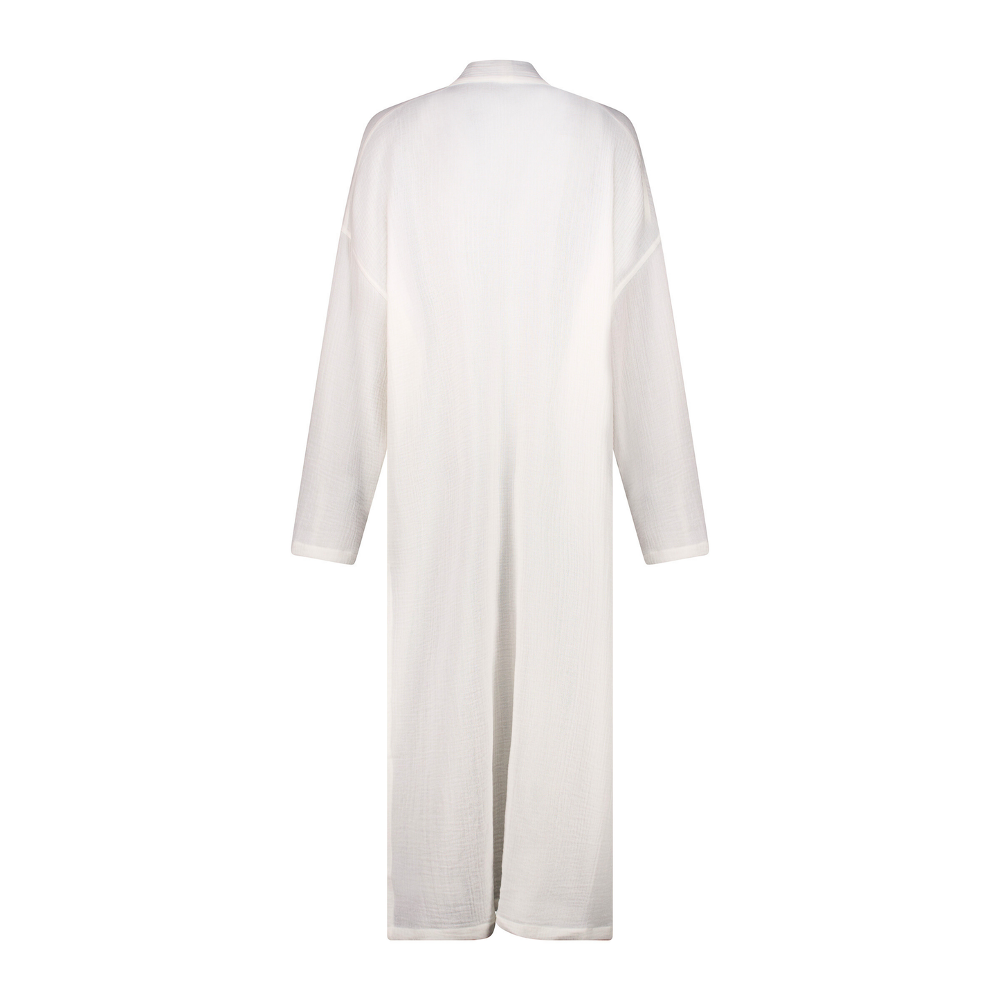 Lorna Unlined Long Crinkled Double Gauze Cotton Kimono