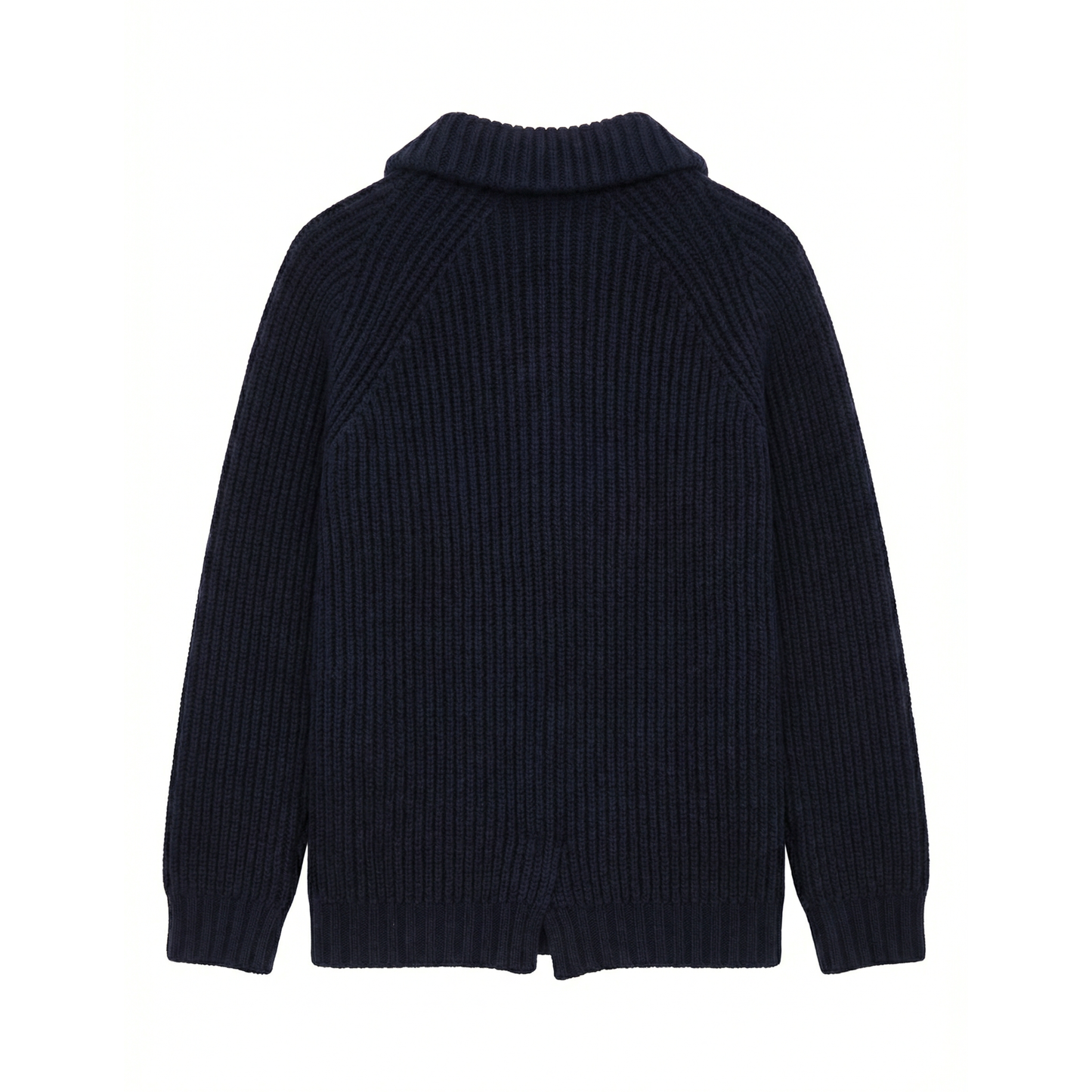 Michel Exaggerated Rib Cashmere Shirt Jacket