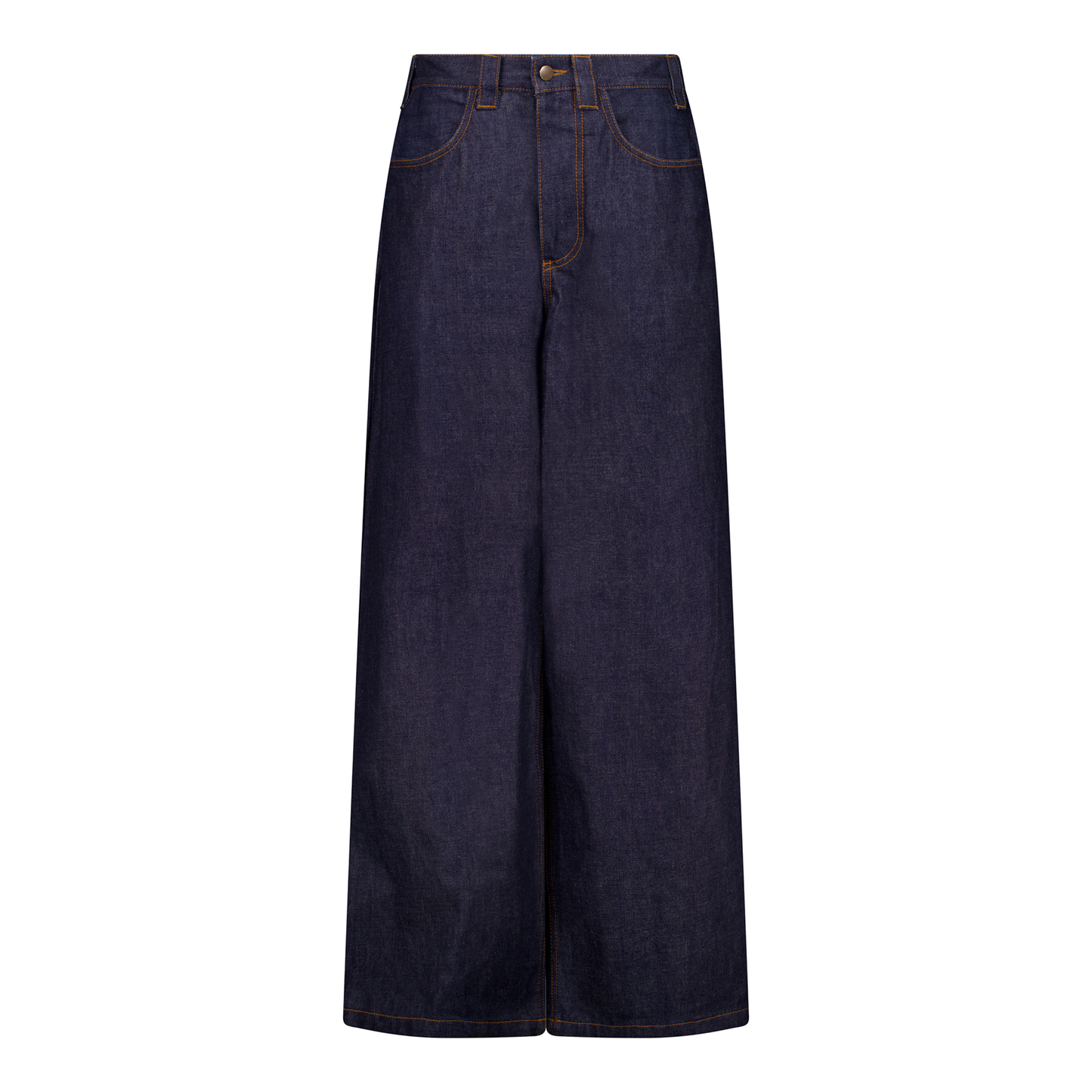 Egon Wide-Leg Raw Denim Trousers