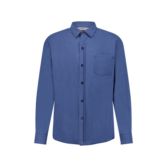 Pablo Unlined Chambray Cotton Shirt