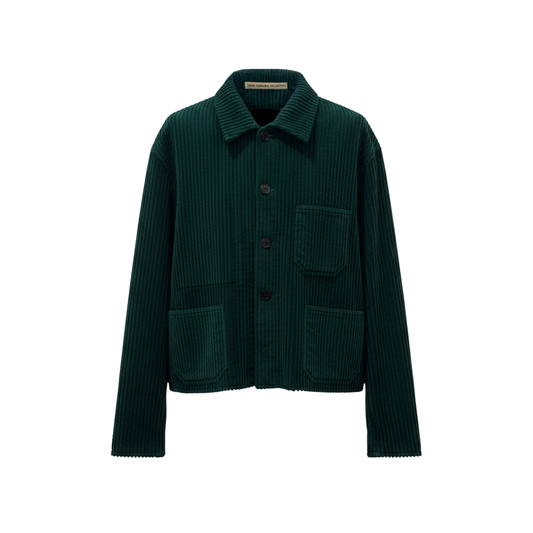 Bill Cropped Unlined Wale Corduroy Workwear Jacket