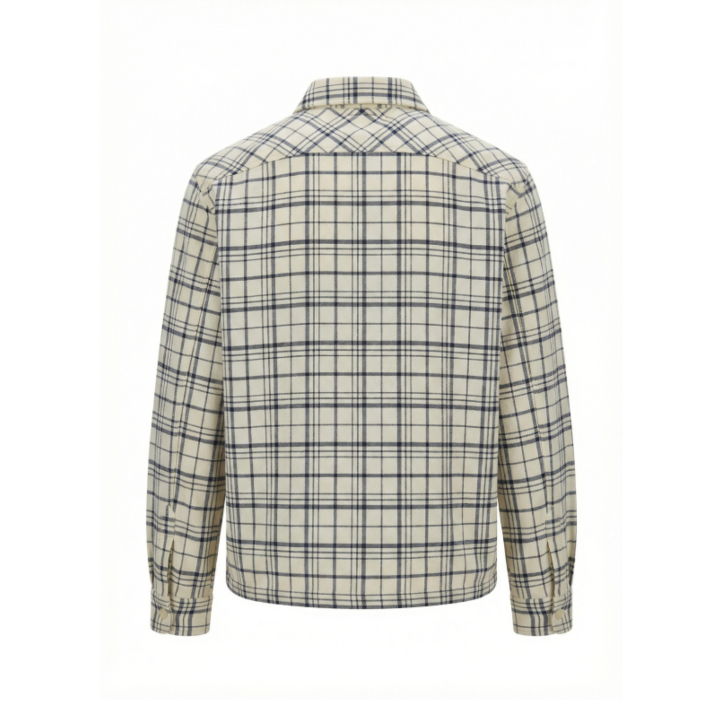 Juergen Wool Check Unlined Overshirt