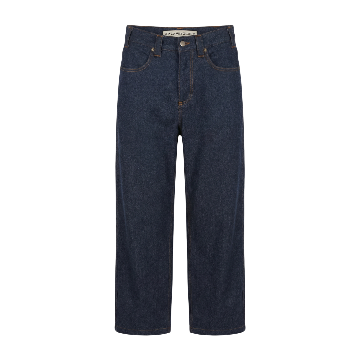 Jonas Classic Wide-Leg Denim Cashmere Trousers