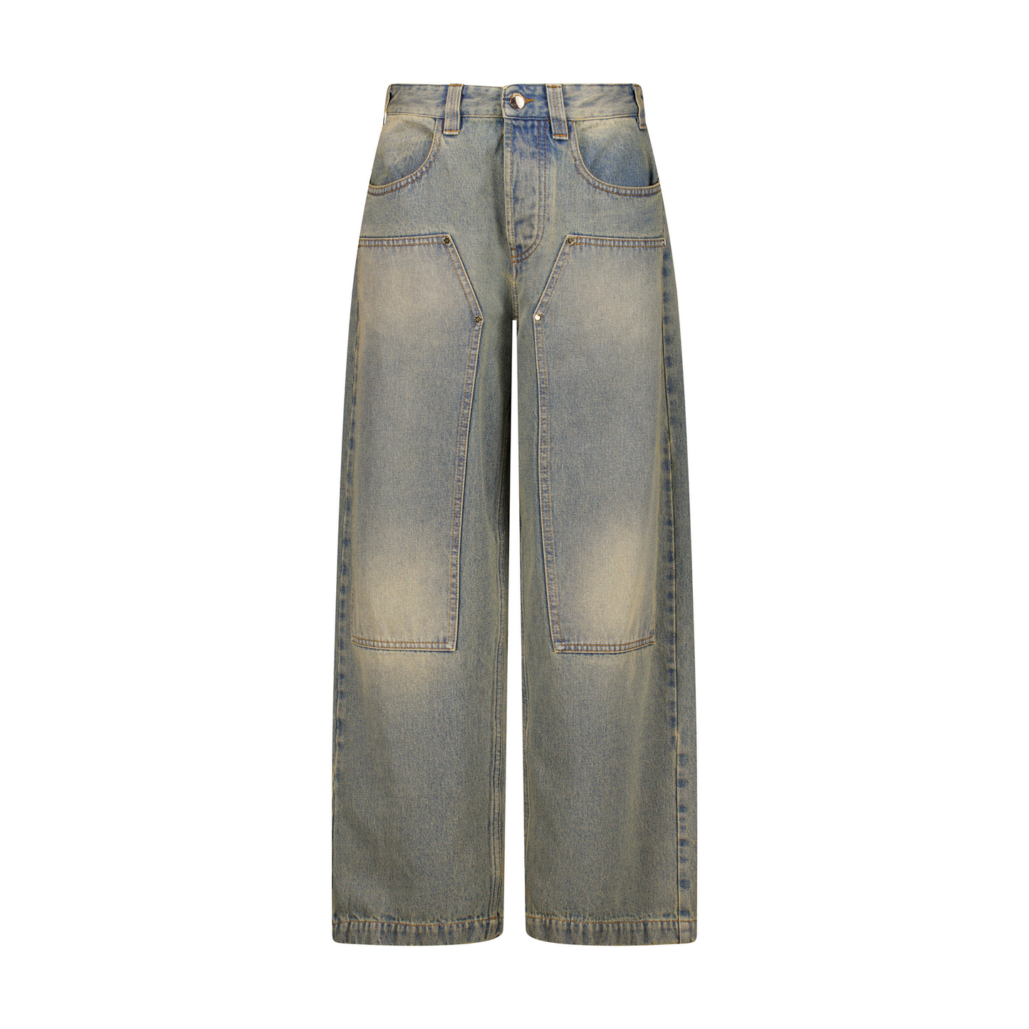Milton Teawash Denim Carpenter Trousers