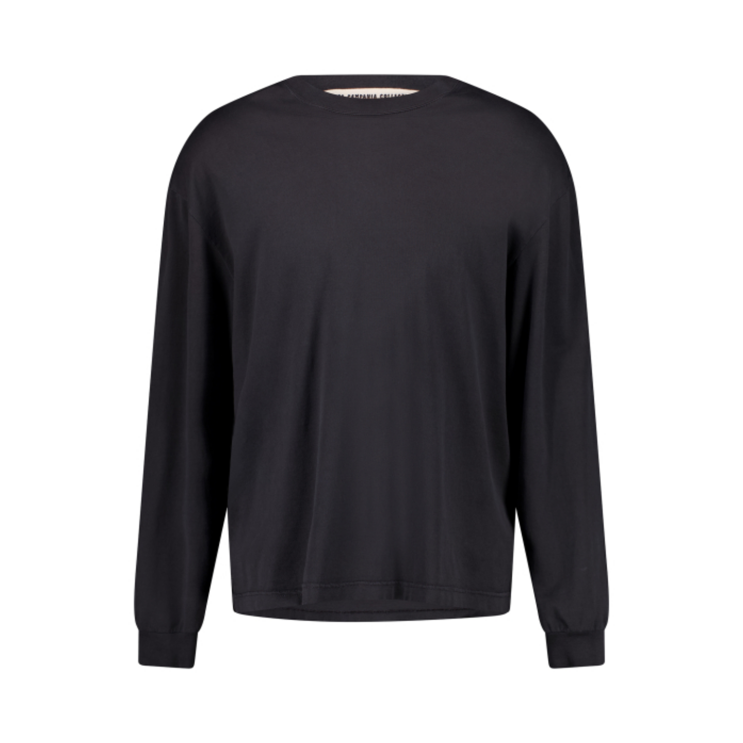 Robert Long Sleeve Washed Cotton T Shirt