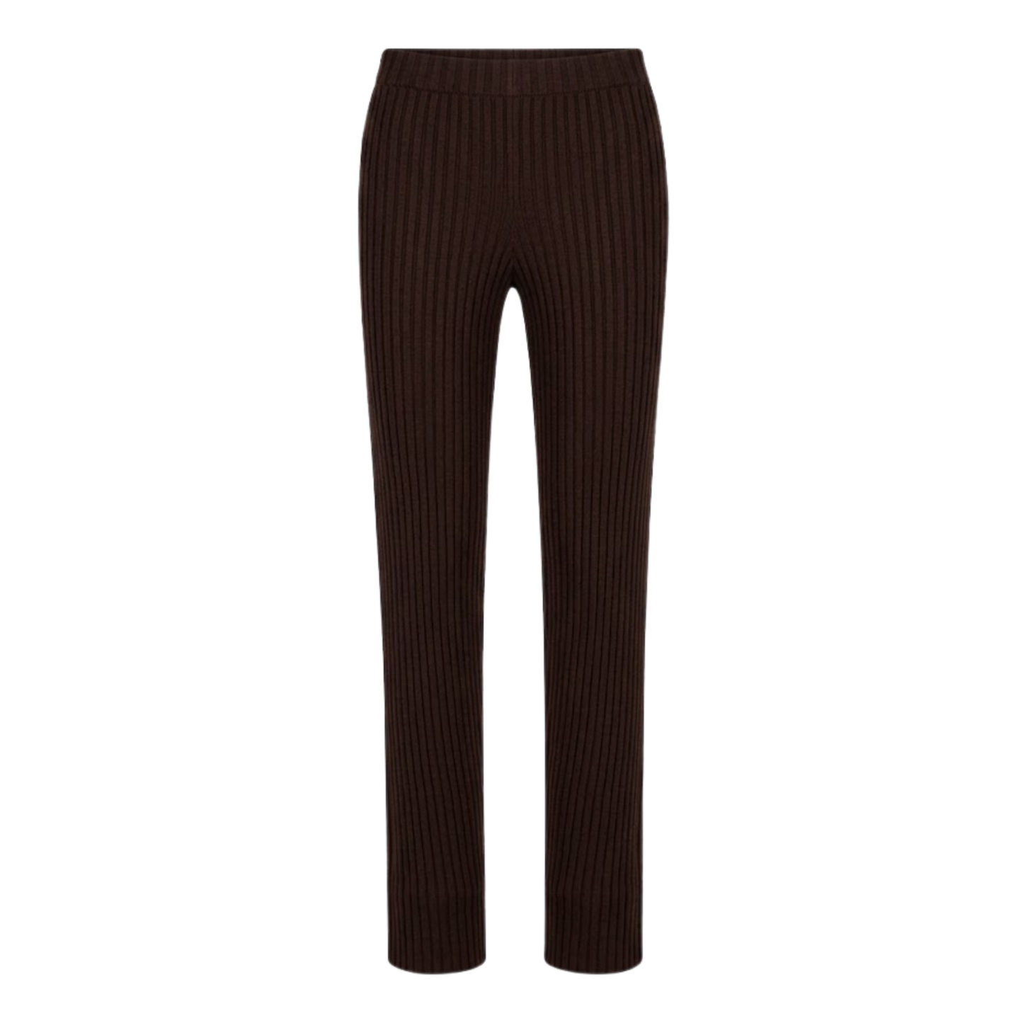 Val Long Rib Silk Trousers