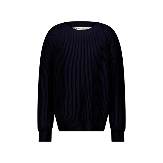 Michel Exaggerated Rib Cotton Crew Neck