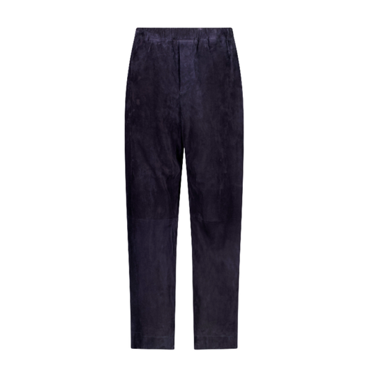 Ed Unlined Lamb Suede Drawstring Trousers