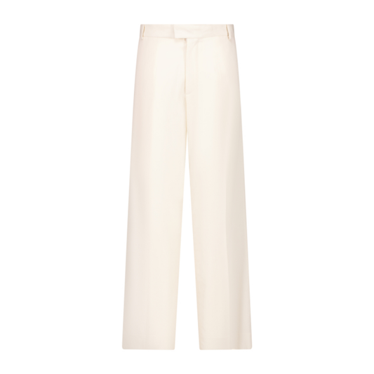 Gilles Straight Tropical Wool Twill Leg Formal Trousers