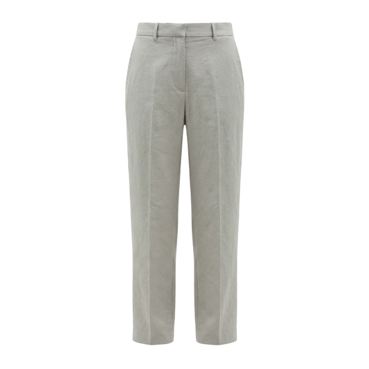 Gilles Straight Raw Silk Leg Formal Trousers