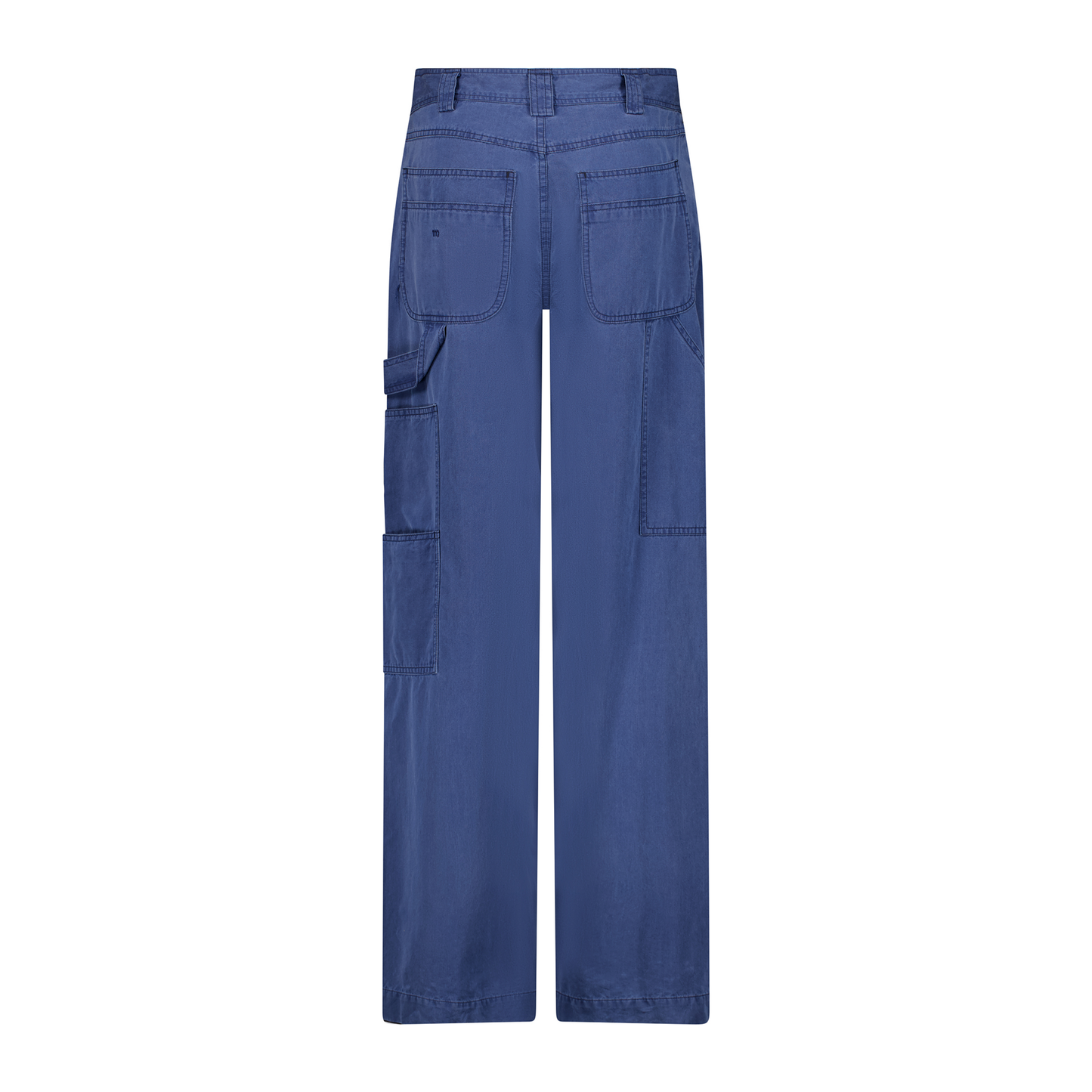 Frankie Chambray Cotton Workwear Trousers