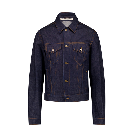 Lilo Unlined Trucker Raw Denim Jacket
