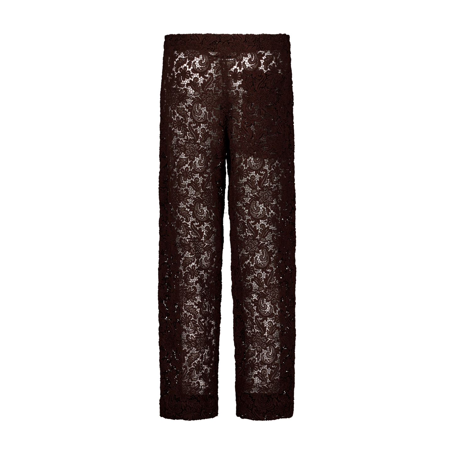Ed Slim Unlined Cotton Lace Drawstring Trousers
