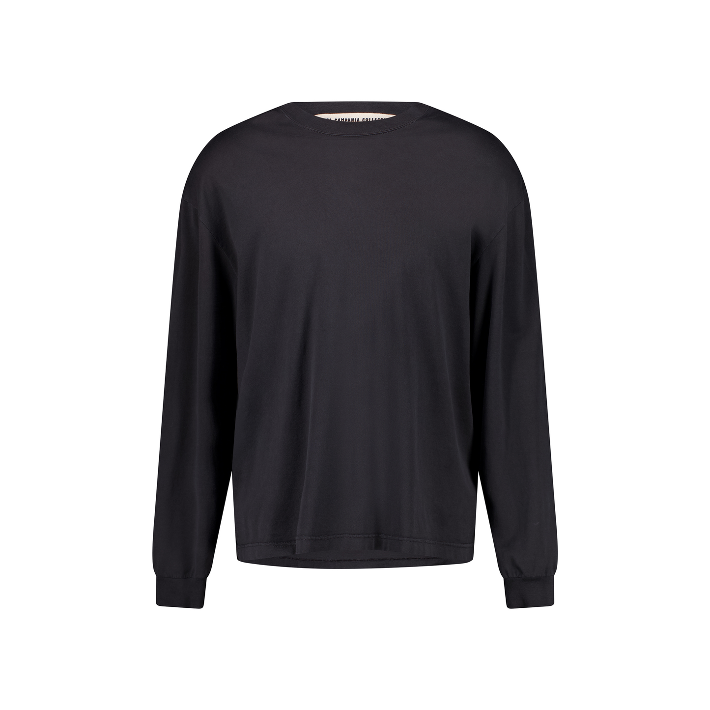 Robert Long Sleeve Washed Cotton T Shirt