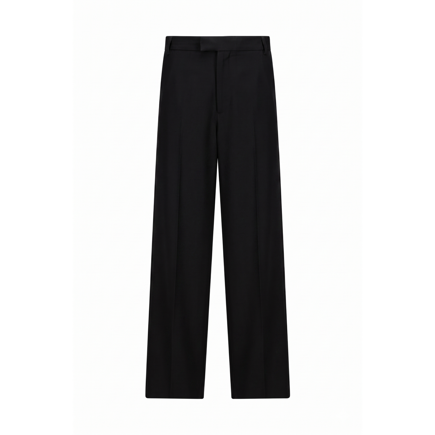 Gilles Struìaight Tropical Wool Twill Leg Formal Trousers
