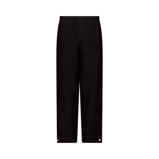 Ed Dot Unlined Tie Dye Linen Drawstring Trousers