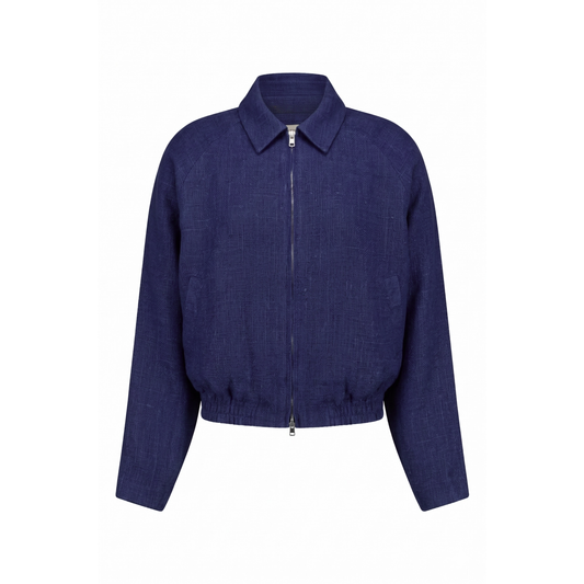 Alain Unlined Hemp Wool Blouson