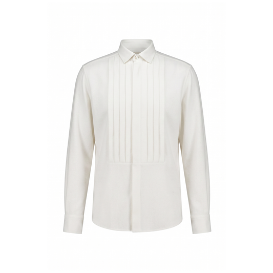 Lee Unlined Tuxedo Cotton Cashmere Shirt