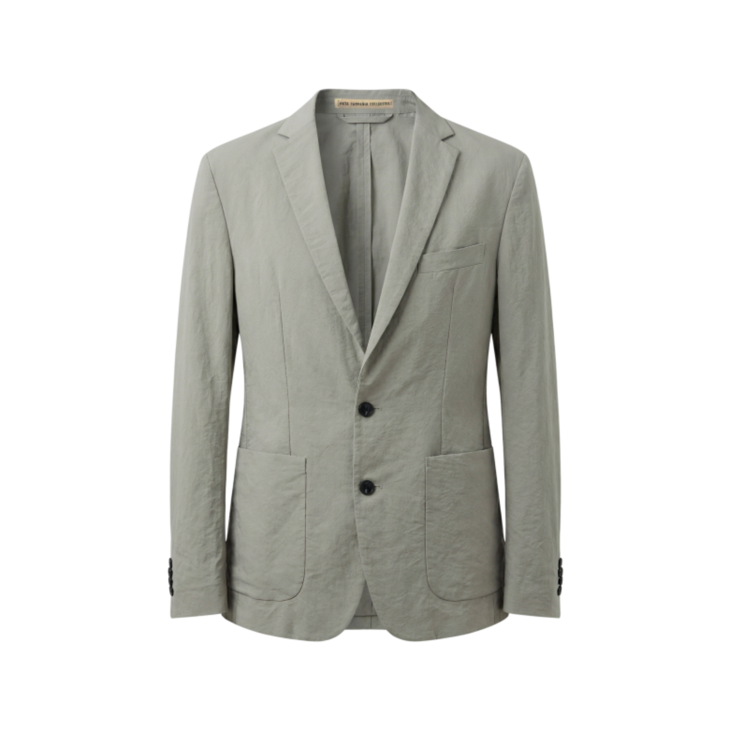 Udo Unlined Raw Silk 2 Button Notch Lapel Jacket