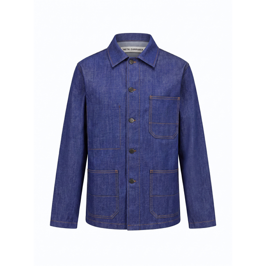 Bill Blue Raw Denim Workwear Jacket