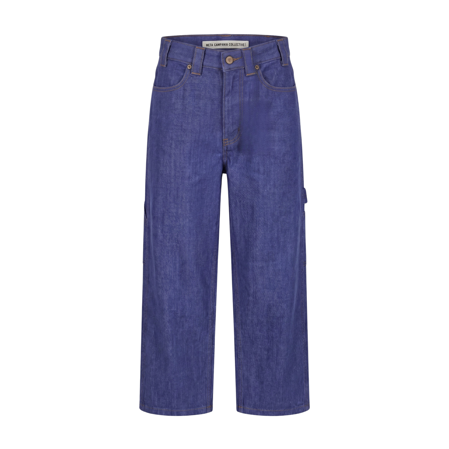 Frankie Blue Raw Denim Workwear Trousers