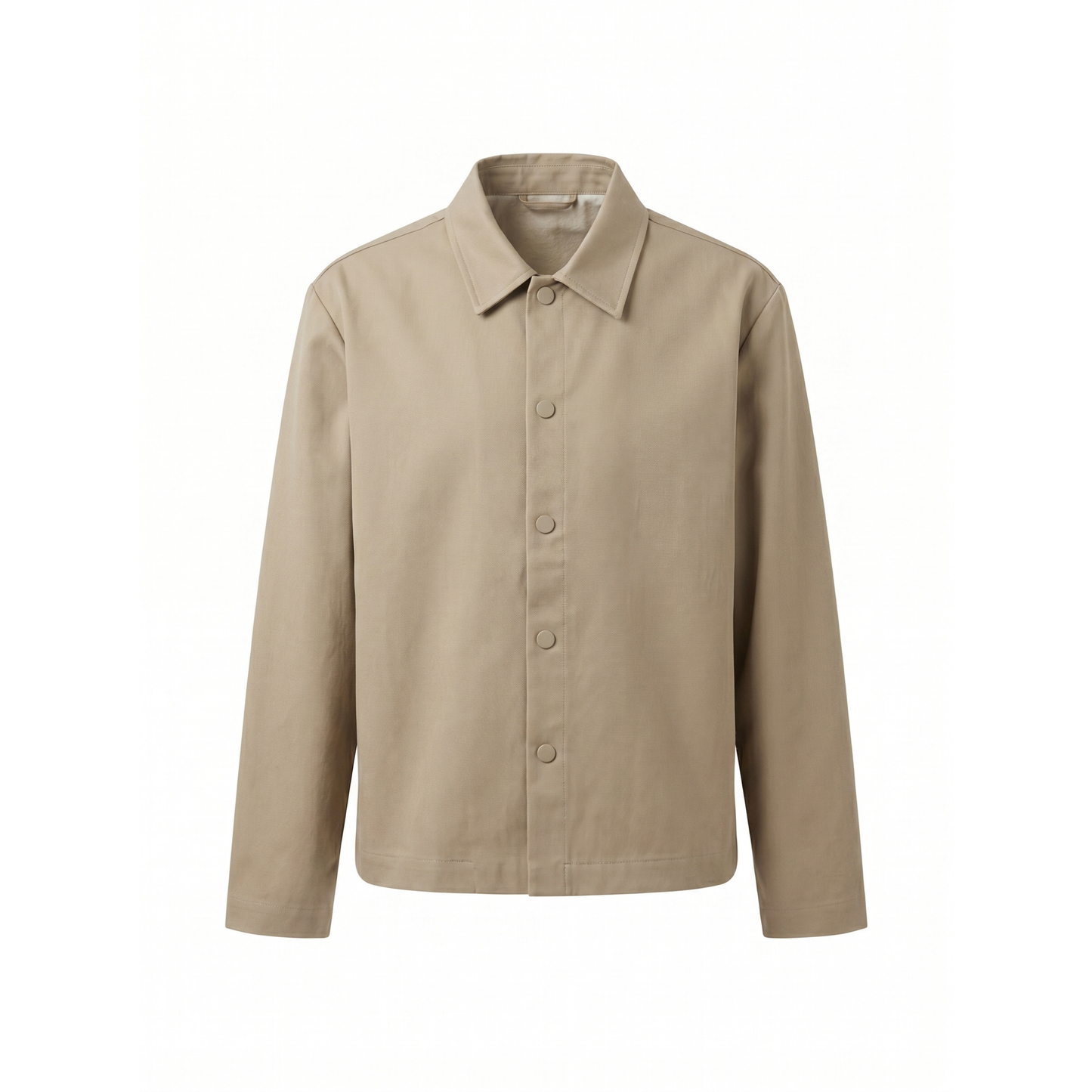 Unlined Midweight Cotton Boxy Shirt