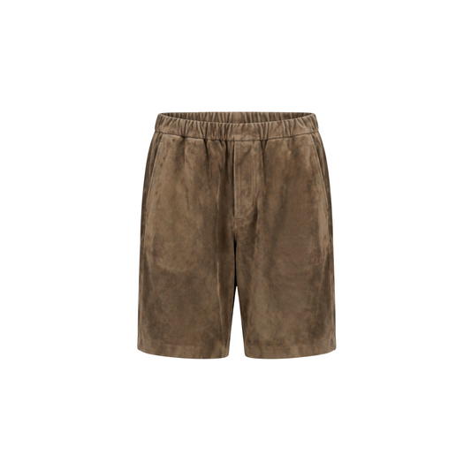 Ed Unlined Lamb Suede Drawstring Shorts