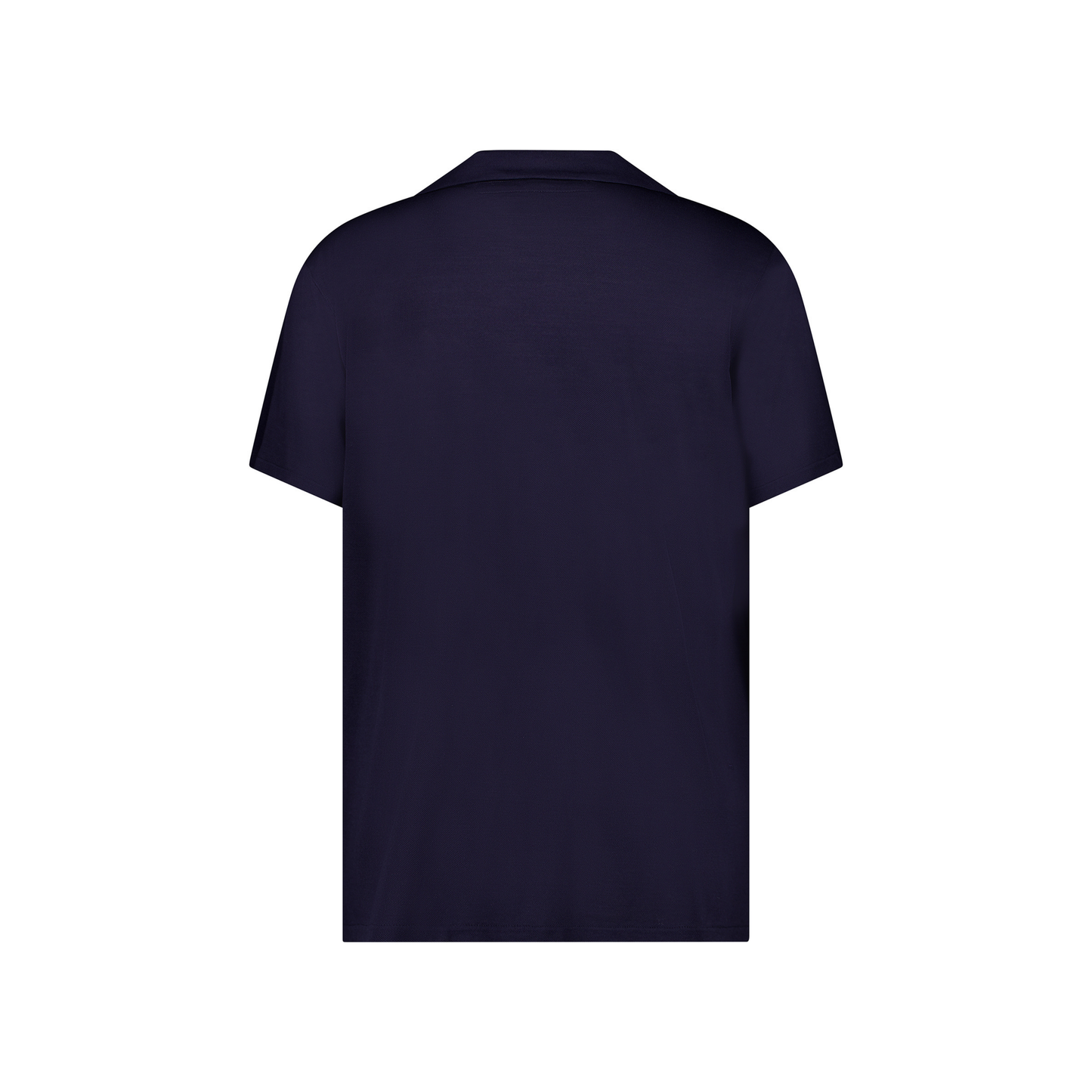Vic No-Button Silk Polo Shirt