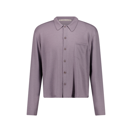 Pablo Cropped Unlined Felted Cashmere Shirt