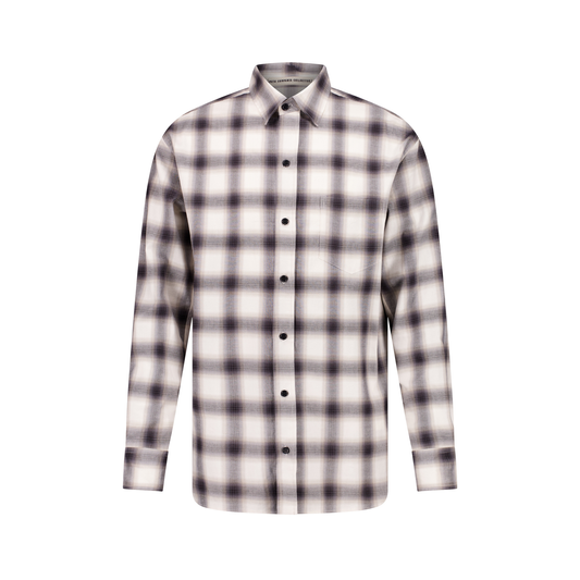 Pablo Exaggerated Unlined Cotton Check Shirt