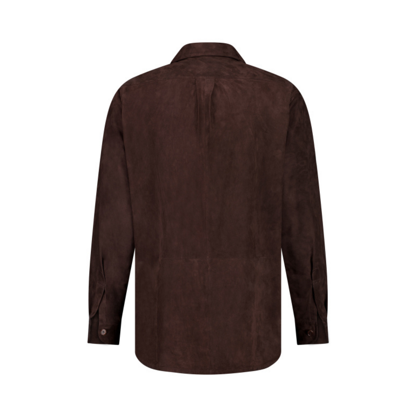 Pablo Exaggerated Unlined Lamb Suede Shirt